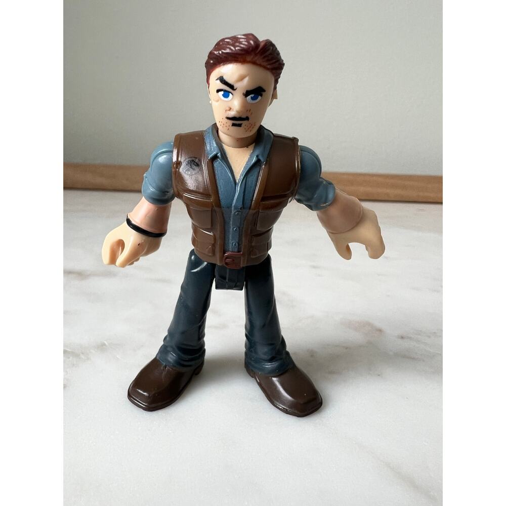 Imaginext Lot of 4 Figures Toys Mixed Star Wars Jurassic Park Pirates - Picture 4 of 10